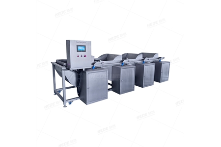 Four fold basket cleaning, bleaching and ironing machine